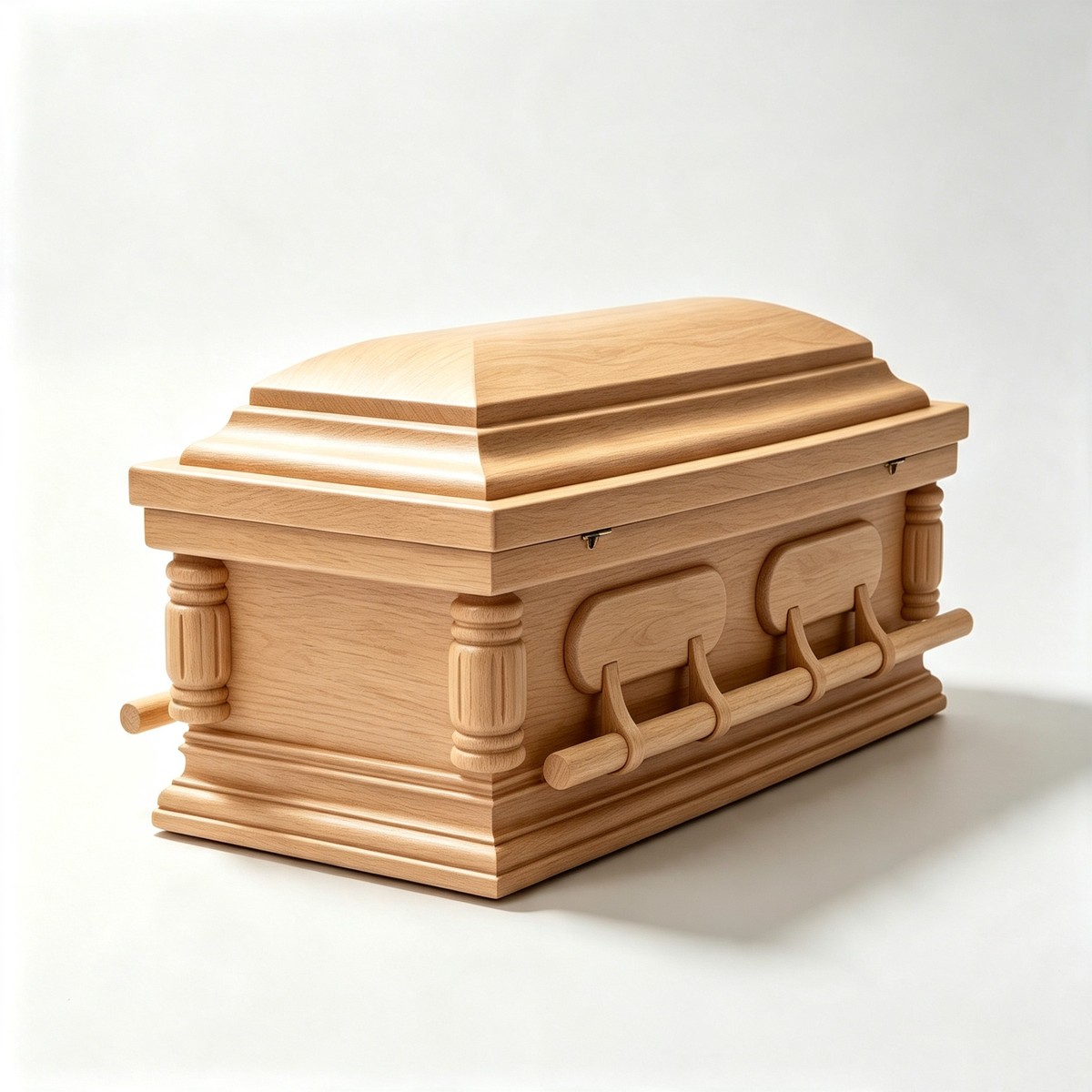 Western Solid Wood Children Casket