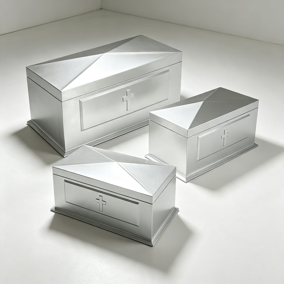 Composite Board Pet Coffin (Cross)