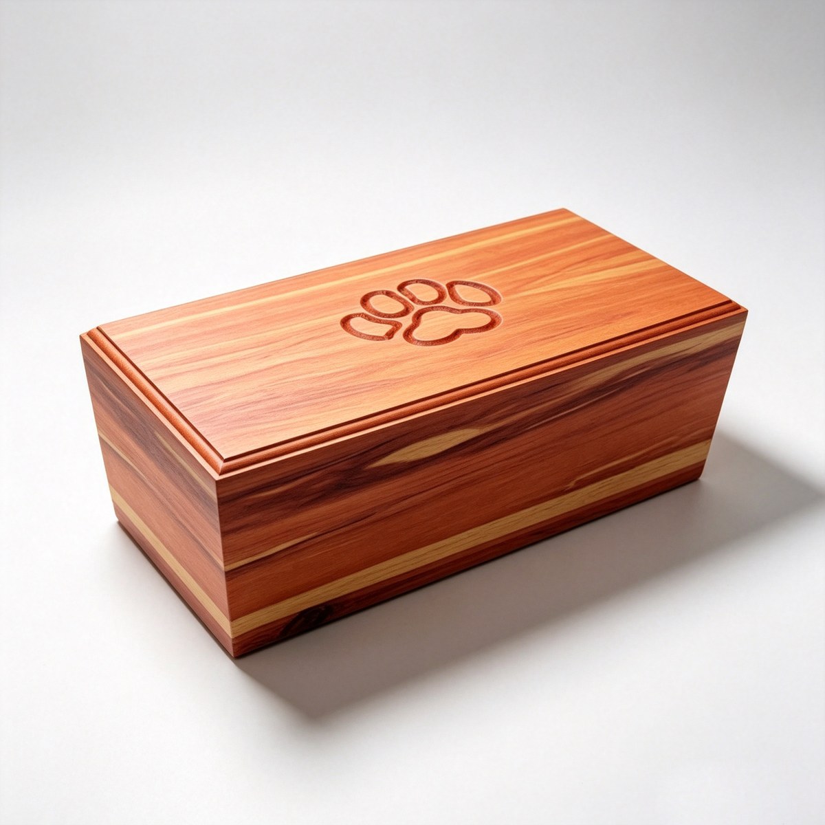 Warm Paws Solid Wood Pet Coffin